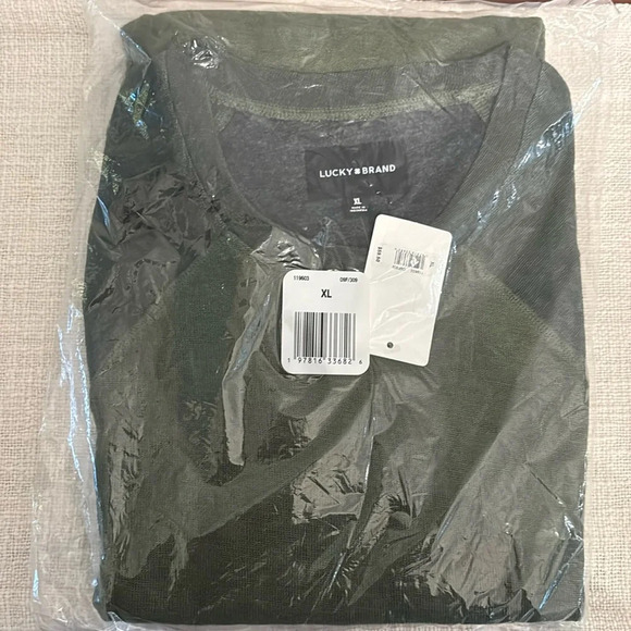 NWT Lucky Brand Double Knit Raglan - Picture 2 of 7